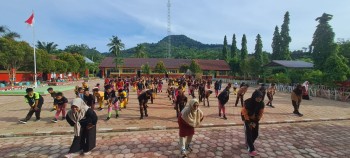 Kegiatan Senam Anak Indonesia Hebat
